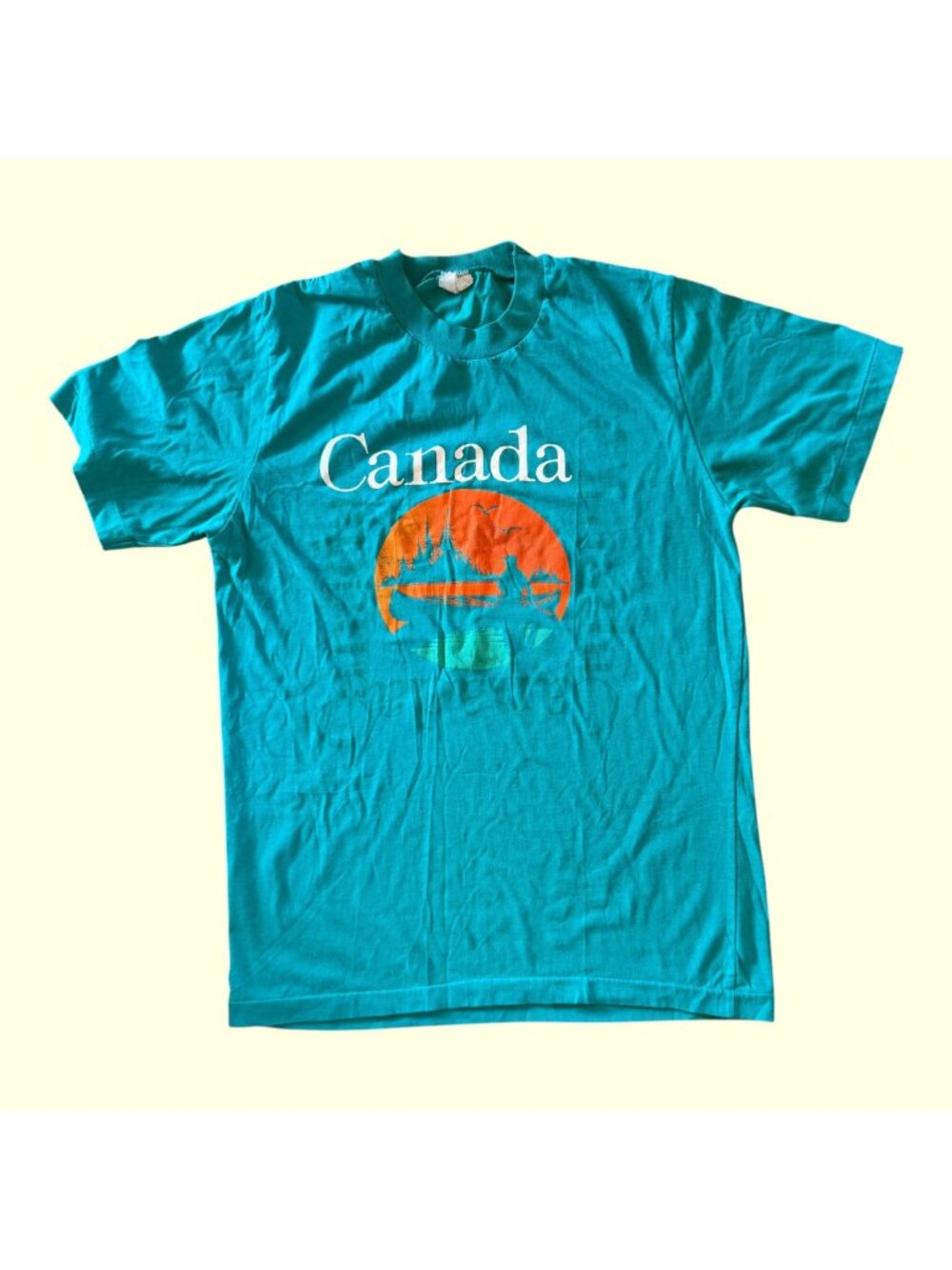Vintage Canada Tourist Single Stitch Tee Canadiana L